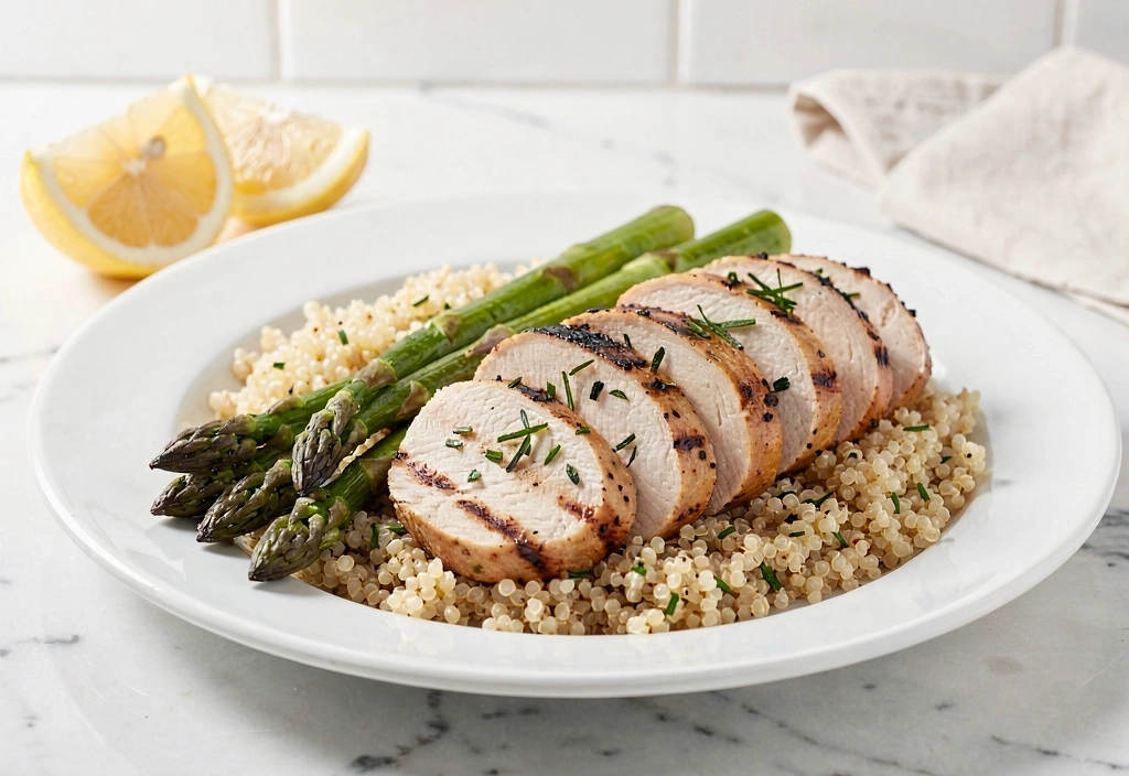 Citromos fűszeres csirke quinoával