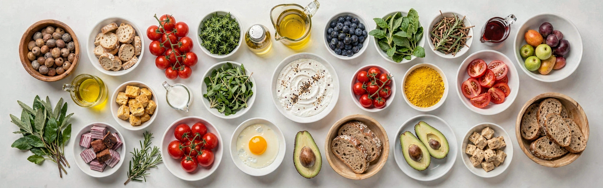 Egészséges reggeli összetevők